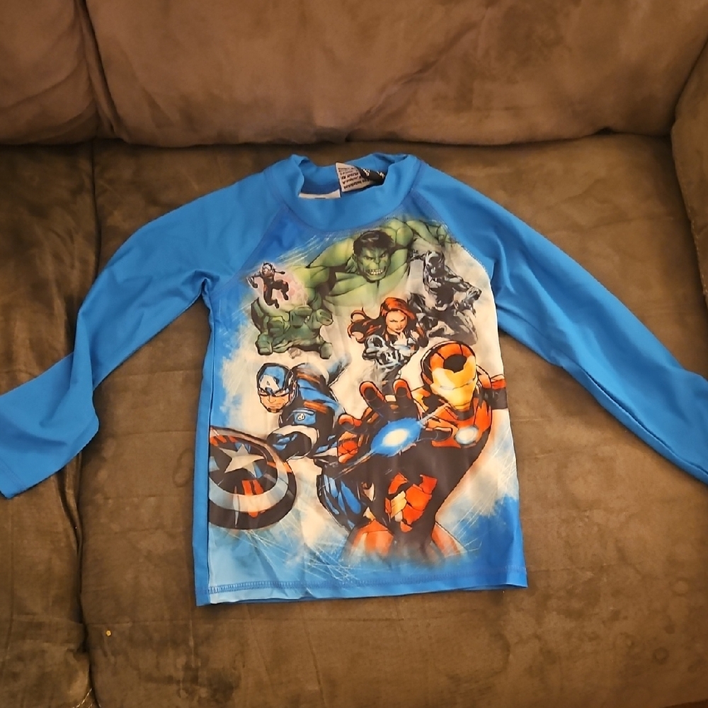 Marvel Heroes Blue Long Sleeve Shirt